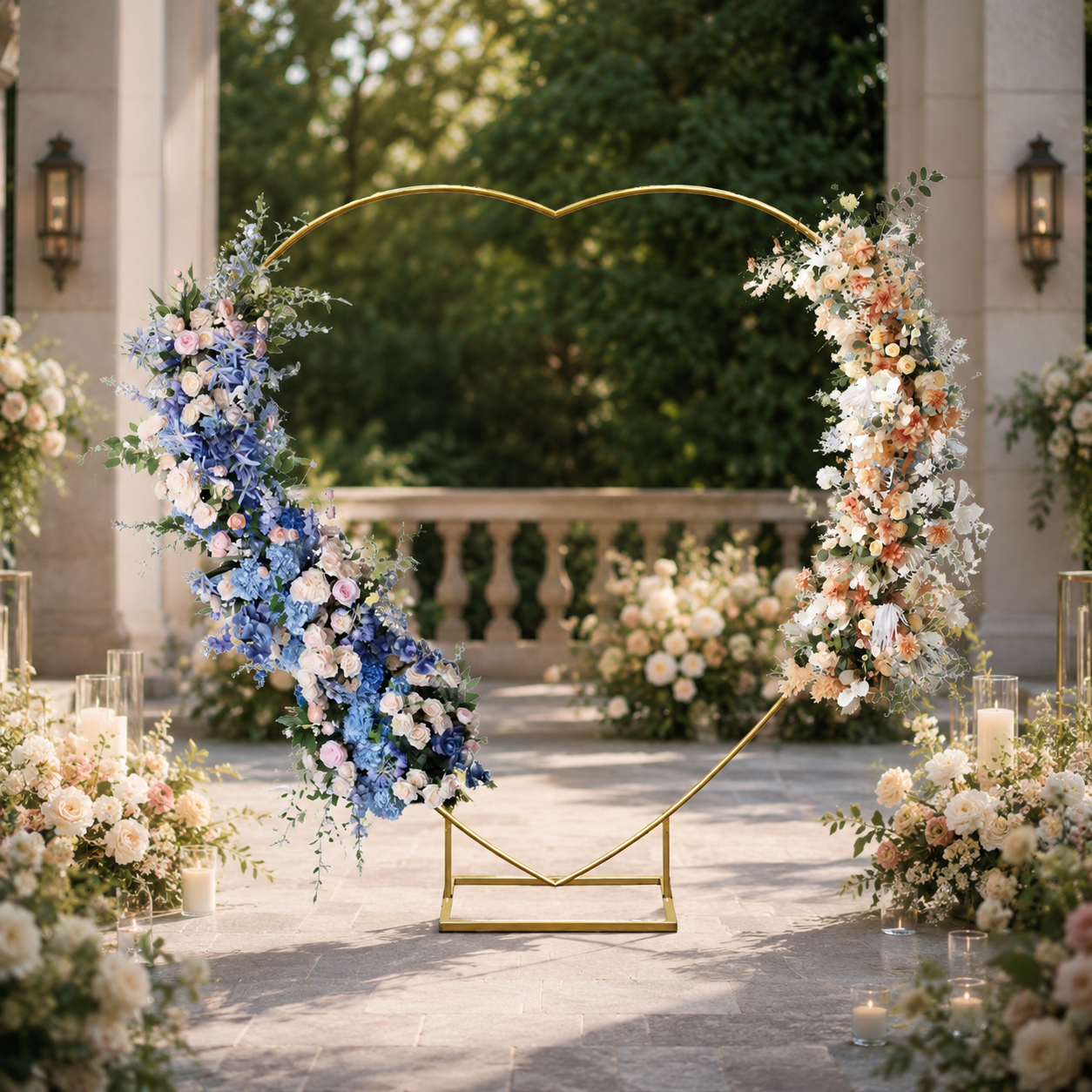 Arche en cœur pour mariage – Image 4