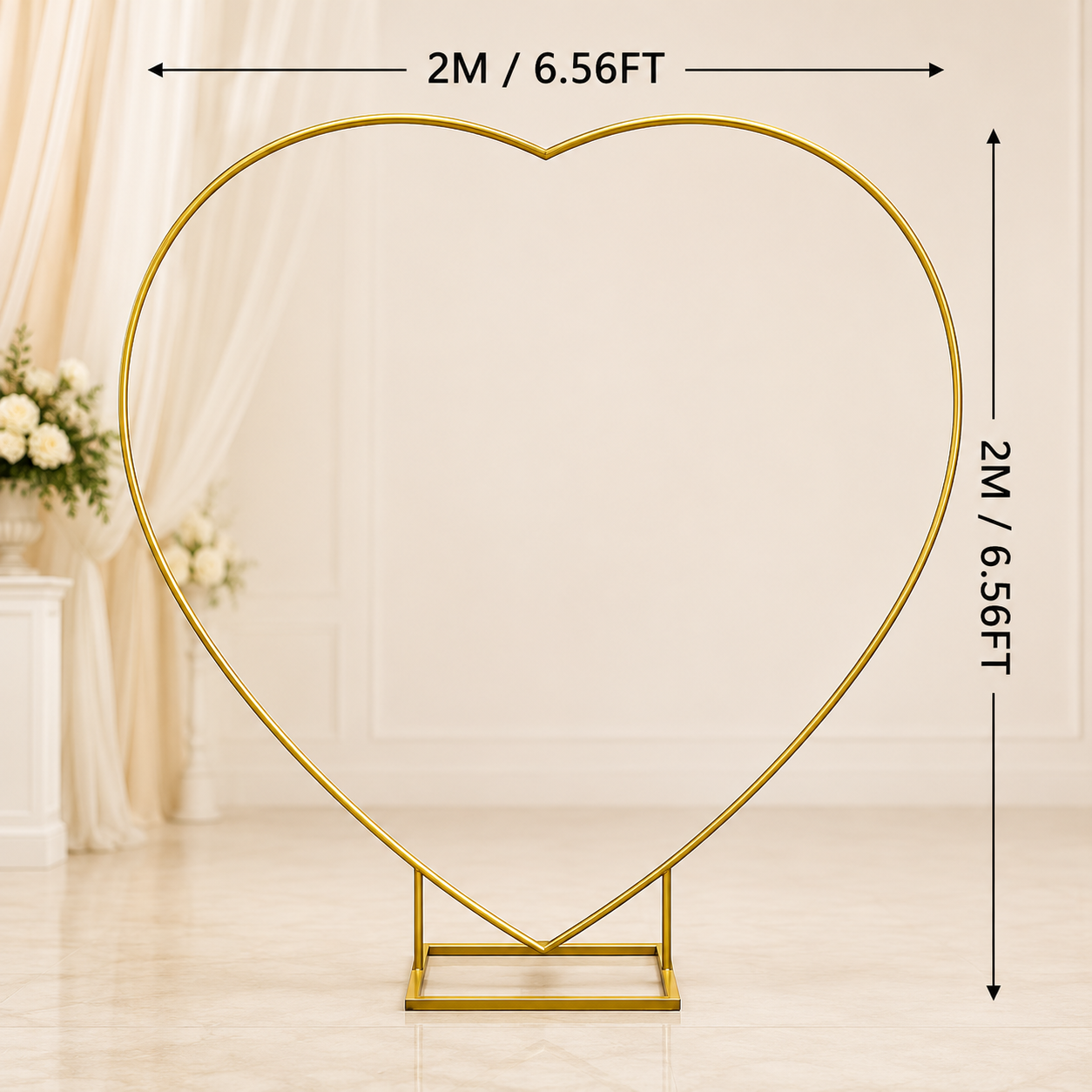 Arche en cœur pour mariage – Image 5